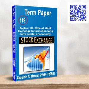 Role of stock Exchange to formation long term capital of economy