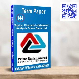 Financial statement Analysis Prime Bank Ltd